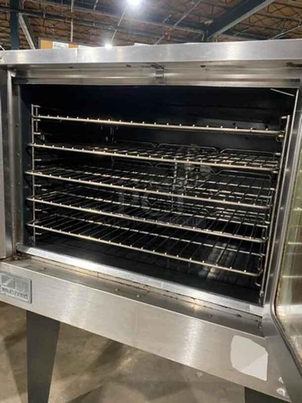 Southbend Natural Gas Powered Single Deck Convection Oven! With View Through Doors! Metal Oven Racks! All Stainless Steel! On Legs! - Image 4 of 7