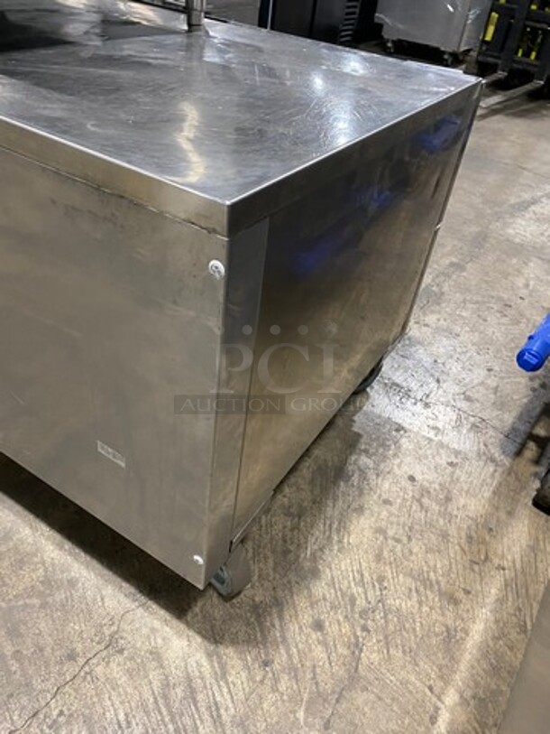 Commercial Refrigerated Chef Base! With 4 Drawer Storage Space! All Stainless Steel! On Casters! Model: COMP84 SN: 50910002 - Image 4 of 9