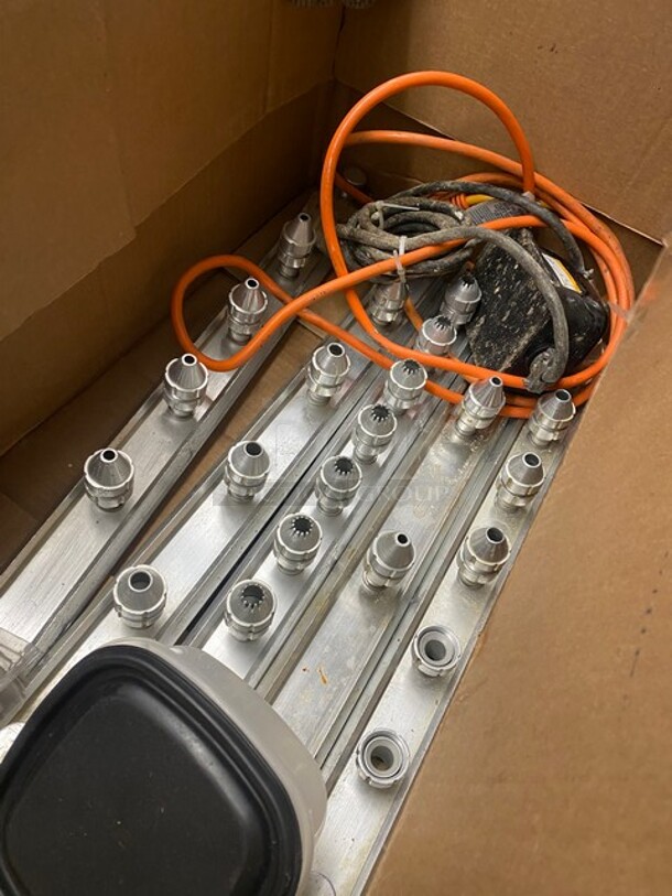 GREAT! Lectro Posit Commercial Cookie/ Pastry Depositor! All Stainless Steel! On Casters! Custom Aluminum Table! Working When Removed! - Image 9 of 10