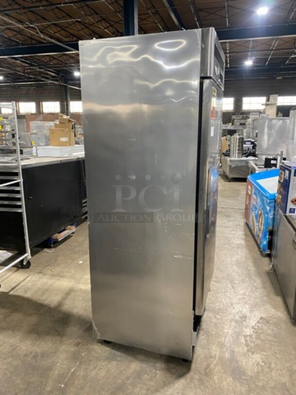 Turbo Air Commercial Single Door Reach-In Freezer! With Poly Coated Racks! Solid Stainless Steel! Maximum Series Model: MSF23NM SN: NF23309054 110/120V 60HZ 1 Phase - Image 4 of 8