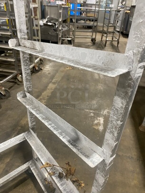 Channel Metal Commercial Pan Transport Rack! On Casters! - Image 4 of 6