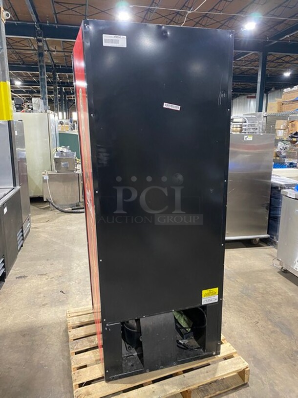 SWEET! Dixie Narco Metal Commercial Can Vending Machine w/ Cash and Coin Acceptor! MODEL DN276E SN:09856706AZ 115V 1PH  - Image 4 of 9
