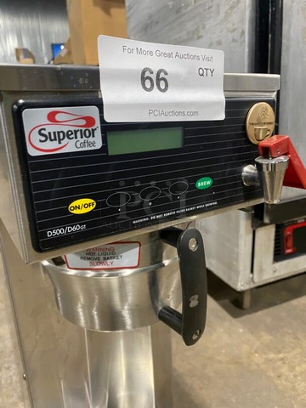 Curtis Commercial Countertop Coffee Brewing Machine! With Hot Water Line! Stainless Steel Body! Gold Cup Series! Model: FBD500GT62A000 SN: 12556779 120V 60HZ 1 Phase - Image 5 of 8