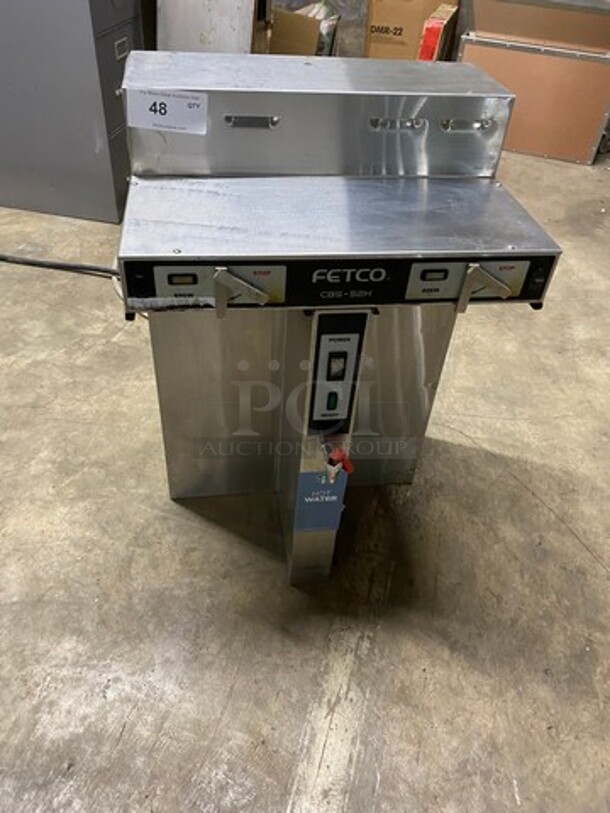 Fetco Commercial Countertop Dual Side Coffee Brewer! All Stainless Steel! Model: CBS52H15 SN: 11353502A 120/208/240V 3 Phase - Image 1 of 9