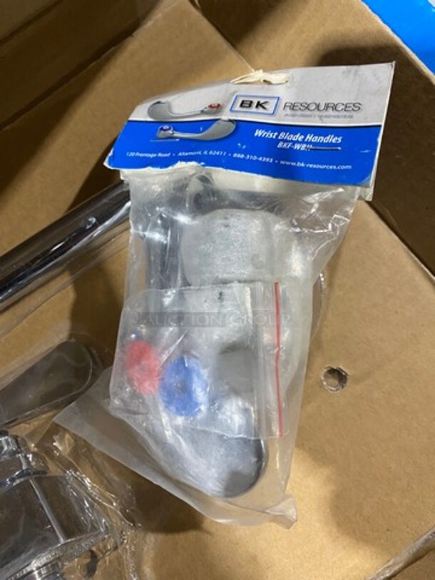 NEW! IN THE BOX! BK Resources 4" Faucet And Handles! - Image 5 of 6