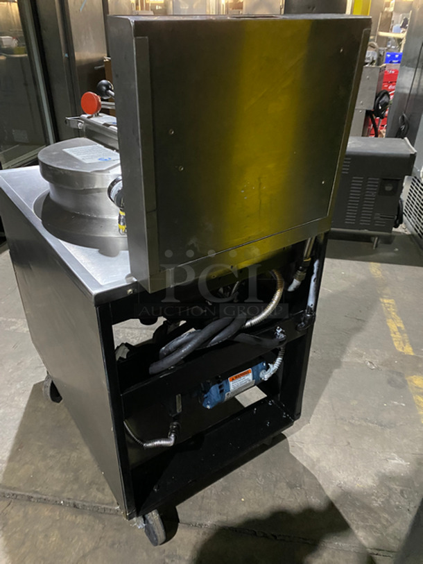 Commercial Electric Powered BKI Pressure Fryer! With Frying Basket! All Stainless Steel! On Casters! Model: FKM 208V 3 Phase - Image 4 of 12