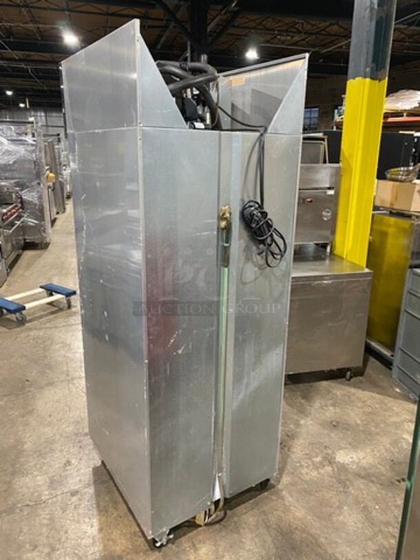 Continental Commercial Single Door Reach In Freezer! All Stainless Steel! On Casters! Model: 1FE SN: 14878381 115V 60HZ 1 Phase - Image 3 of 9