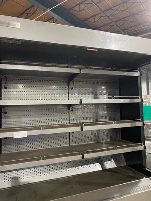 2017 Hydra Kool Commercial Refrigerated Open Grab-N-Go Display Case! Solid Stainless Steel! Model: KGHOF60SA SN: 1740012 120/230V 60HZ 1 Phase - Image 5 of 8