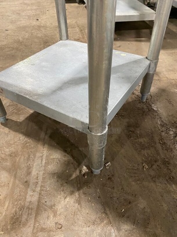 Solid Stainless Steel Work Top/ Prep Table! With Storage Space Underneath! On Legs! - Image 4 of 5