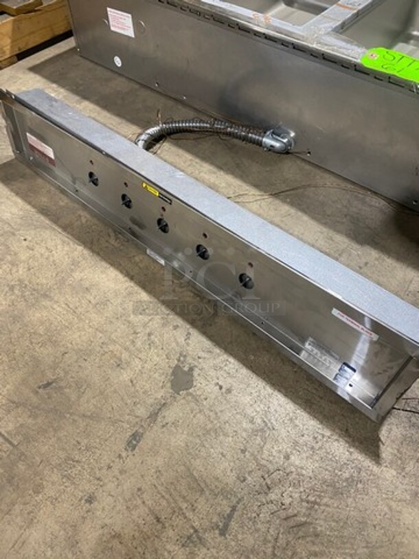 WOW! NEW! Wells Stainless Steel Commercial 5 Bay Drop In Hot Food Well! MODEL 500TDM SN:MD50723A0014 208/240V! Working! - Image 7 of 10