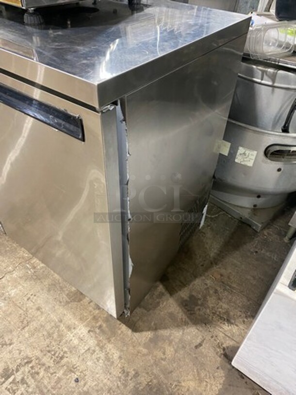 Commercial 3 Door Lowboy/Worktop Cooler! With Poly Coated Racks! All Stainless Steel! On Casters! - Image 3 of 8