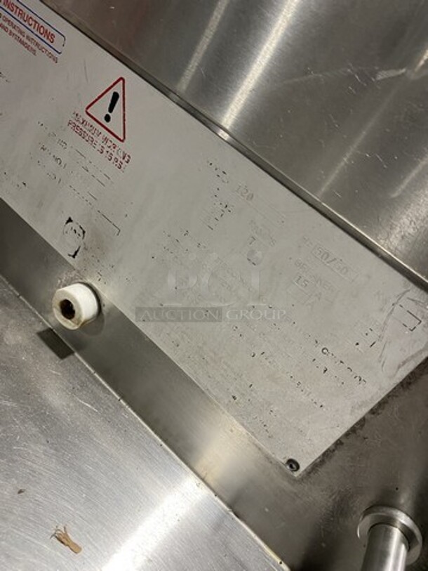 WOW! Broaster Natural Gas Powered Heavy Duty Commercial Pressure Fryer! Smart Touch Screen! MModel 1800GH Serial 86035! On Casters!  - Image 9 of 10