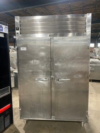 TRAULSEN 2 Door Reach In  Refrigerator! All Stainless Steel W/ Poly Coated Racks! On Legs! Model SG20010  Serial T955280A98 115V/60Hz/1 Phase