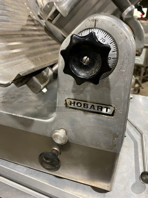 Hobart Commercial Countertop Meat/Deli Slicer! All Stainless Steel! Model: 1712E SN: 56902154 115V 60HZ 1 Phase - Image 7 of 10