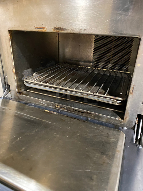 LATE MODEL! 2017 Turbo Chef Commercial Countertop Rapid Cook Oven! On Small Legs! Model: NGO SN: NGOD34477 208/240V 60HZ 1 Phase - Image 5 of 8
