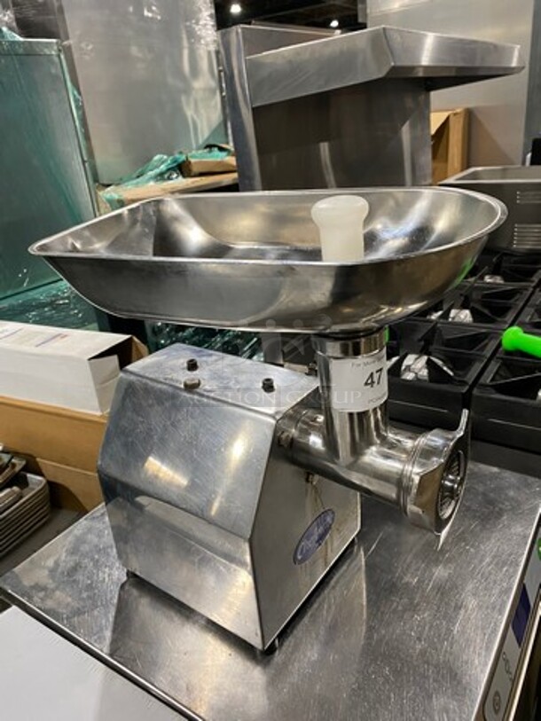 Chefmate Commercial Countertop Electric Powered Meat Grinder! All Stainless Steel! Model: CC12 115V 60HZ 1 Phase - Image 3 of 9