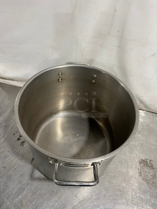 Metal Stock Pot! With Side Handles! - Image 3 of 4