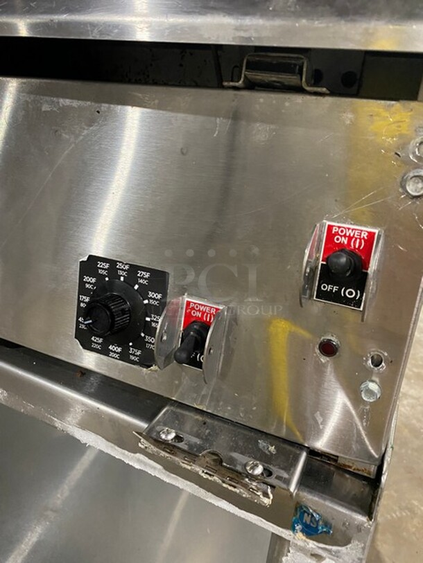Lang Commercial Countertop Natural Gas Powered Mirror Shine Polish Top Flat Top Griddle! With Back And Side Splashes! All Stainless Steel! - Image 7 of 10