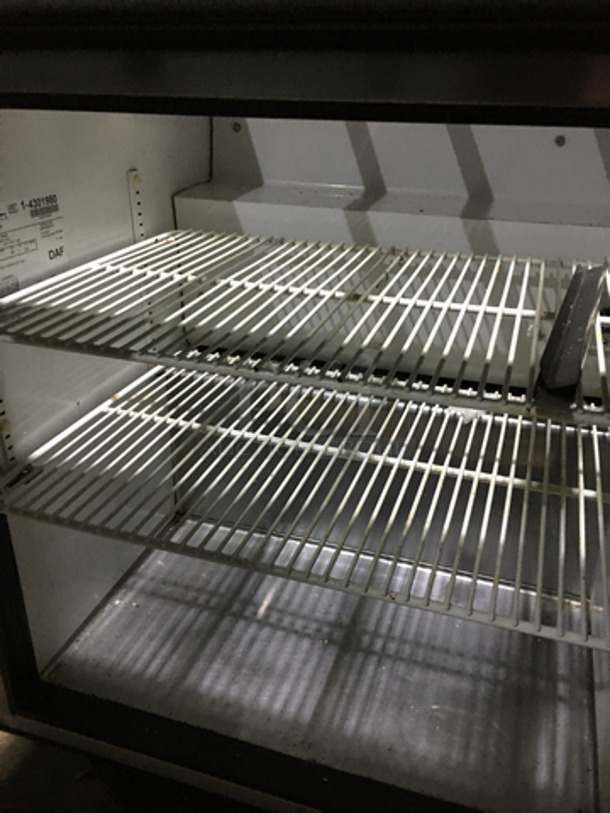 BEAUTIFUL! True Commercial Refrigerated Sandwich Prep Table! With Cutting Board! With Poly Coated Racks! All Stainless Steel! On Casters! Model: TSSU-27-12M-B SN: 14301980 115V 60HZ 1 Phase - Image 6 of 10