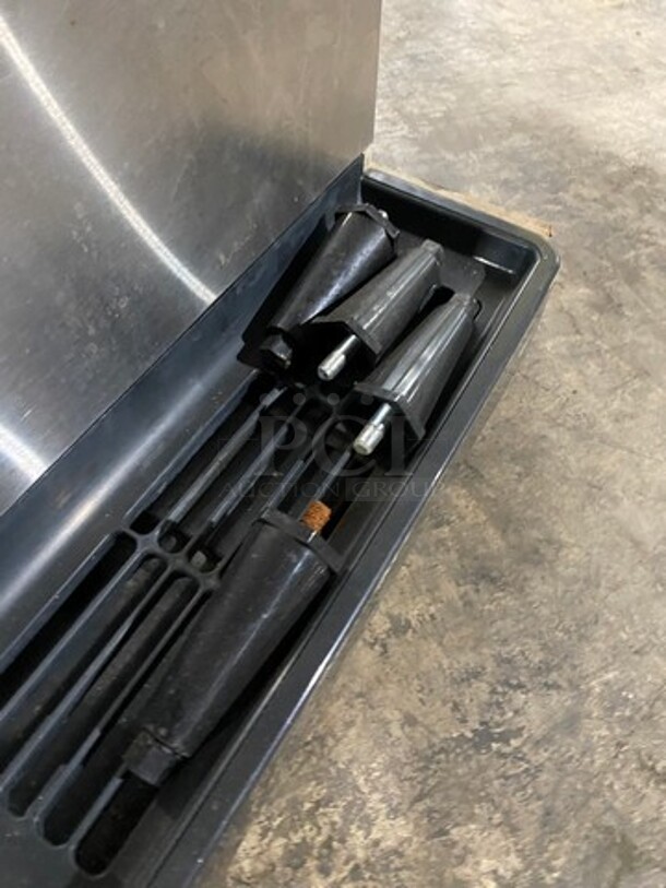 WOW! Hoshizaki Commercial Countertop Refrigerated Ice Maker/Dispenser And Water Dispenser! All Stainless Steel! With Legs! Model: DCM270BAH SN: T14252A 115/120V 60HZ 1 Phase - Image 7 of 8