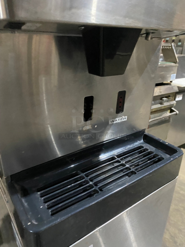 COOL! Hoshizaki Commercial Free Standing Ice Maker/Dispenser And Water Dispenser! All Stainless Steel! On Legs! Model: DCM-270BAH-OS SN: T02451H 115/120V 60HZ 1 Phase - Image 6 of 8