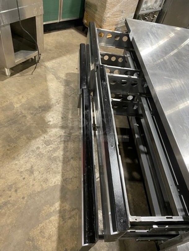 Silver King Commercial Refrigerated Chef Base! With 4 Drawer Storage Space! All Stainless Steel! On Casters! Model: SKRCB84H SN: SAJB65620A 115V 60HZ 1 Phase - Image 5 of 8