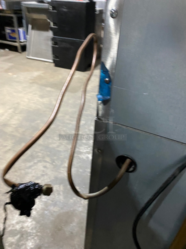 COOL! Hoshizaki Commercial Free Standing Ice Maker/Dispenser And Water Dispenser! All Stainless Steel! On Legs! Model: DCM-270BAH-OS SN: T02451H 115/120V 60HZ 1 Phase - Image 7 of 8