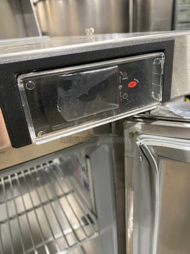 Continental Commercial Refrigerated Sandwich Prep Table! With Single Door Storage Space Underneath! All Stainless Steel! On Casters! Model: SW278 SN: 158B0875 115V 60HZ 1 Phase - Image 7 of 9