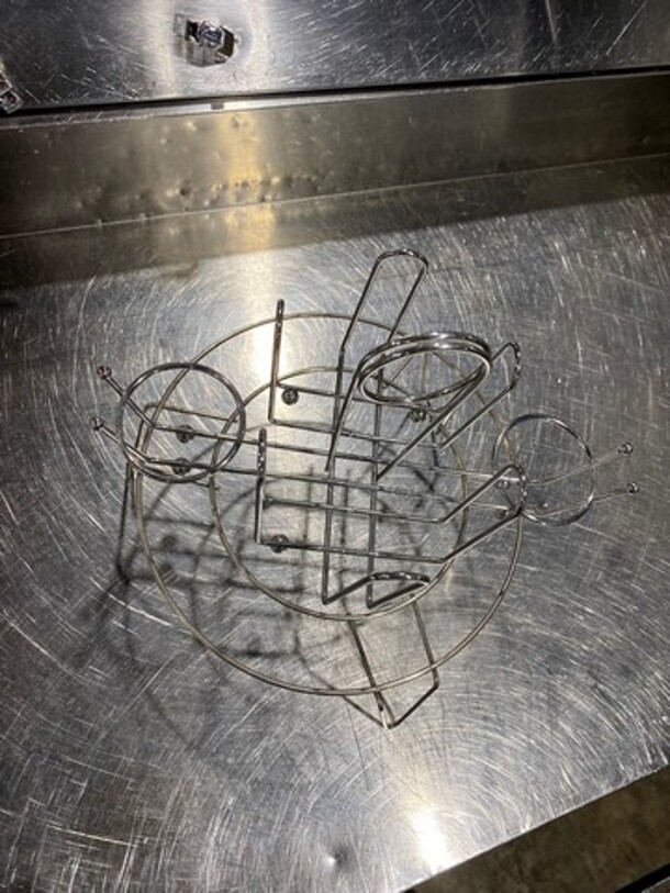 ALL ONE MONEY! Metal Countertop Condiment Caddy! - Image 3 of 6