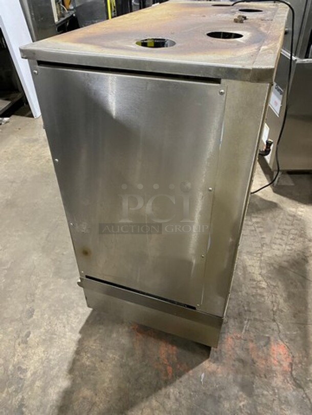 Attias Natural Gas Powered Dual Gyro Machine! All Stainless Steel! WORKING WHEN REMOVED!
 - Image 3 of 11