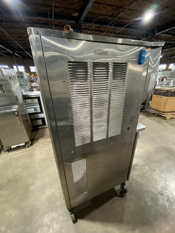 Stoelting Commercial 2 Flavor Soft Serve Ice Cream/Yogurt Machine! All Stainless Steel! On Casters! Model O431109I2FR SN:493210K 208-240V 3PH  - Image 4 of 9