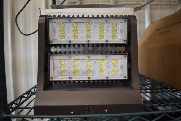 IN ORIGINAL BOX! LED Adjustable Wallpack. 9x5x9 - Image 1 of 7