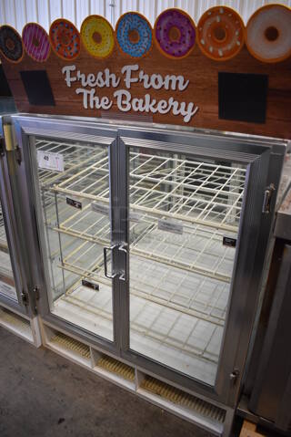 Metal Commercial Dry Bakery Display Case Merchandiser. 31x25x36