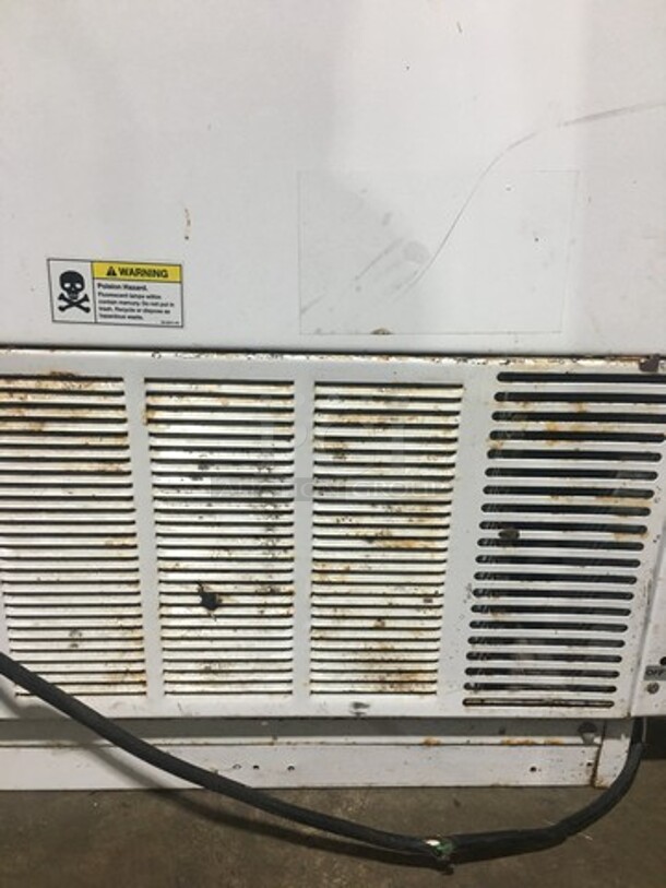 Kelvinator Commercial Refrigerated Ice Cream Dipping Cabinet/ Display Case! With Slanted Front Glass! With Rear Access Doors! - Image 6 of 9