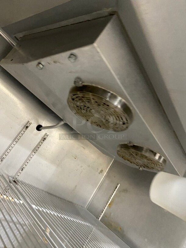 Continental Commercial 2 Door Reach In Cooler! Solid Stainless Steel! On Casters! Working When Removed! MODEL 2R SN:15499645 115V 1PH - Image 7 of 10