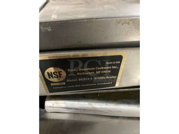Rocky Mountain Commercial Countertop Griller/Broiler Combo! All Stainless Steel! Model MGB128! - Image 6 of 7