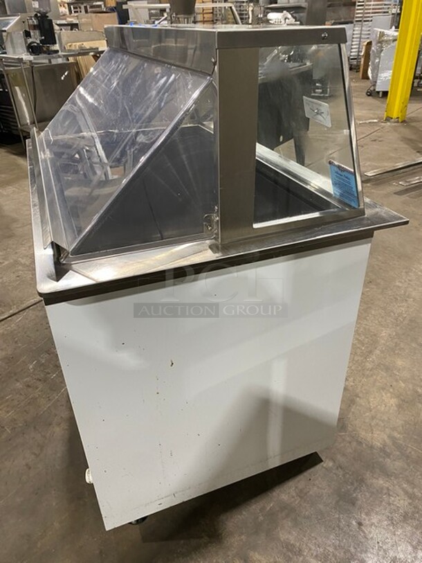 C Nelson Stainless Steel Commercial Floor Style Ice Cream Dipping Cabinet! MODEL BD6DIPRB 115V - Image 2 of 8
