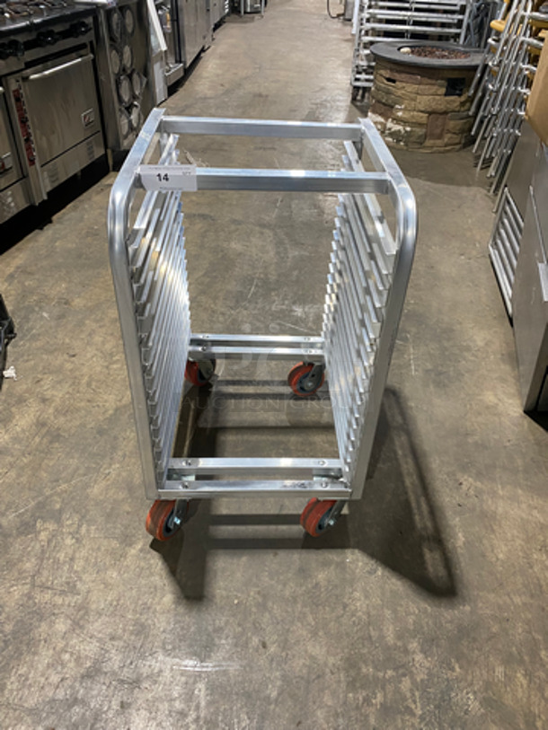 NEW! Channel Commercial Pan Transport Rack! Holds Full Size Pans! On Casters!