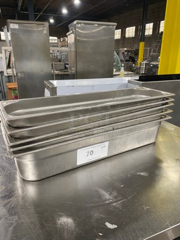 ALL ONE MONEY! All Stainless Steel Steam Table Pans!