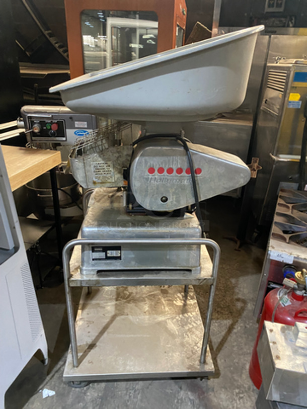 Hollymatic Commercial Food Portioning/ Patty Former Machine! On Equipment Stand! With Underneath Storage Space! All Stainless Steel! On Casters! Model: 54 SN: 58666 115V 60HZ 1 Phase - Image 3 of 9