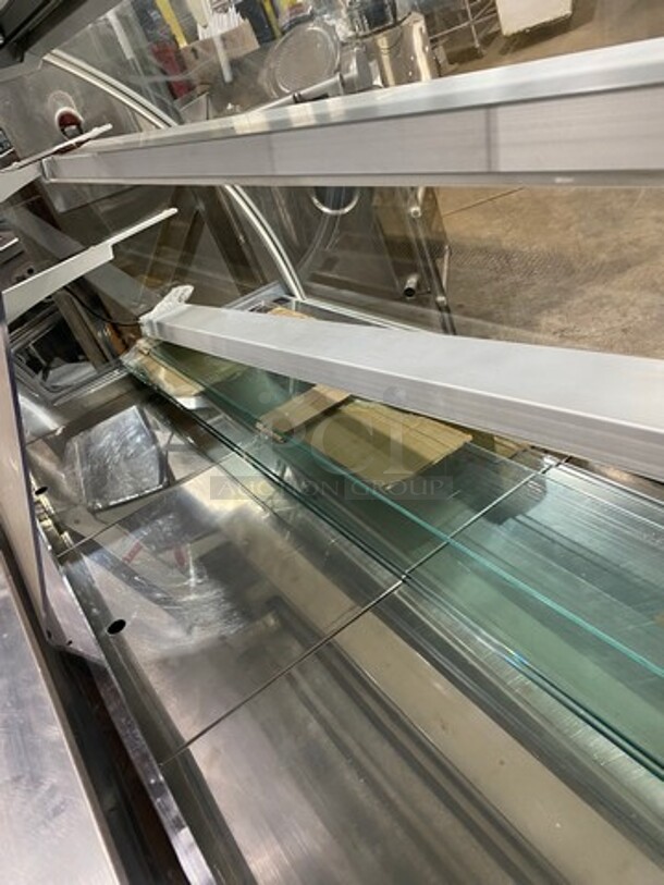 Gelostandard Cold Commercial Refrigerated Bakery Display Case Merchandiser! With Curved Front Glass! With Sliding Rear Access Doors! Stainless Steel Body! Model: MILU152M SN: 706012464 110V 60HZ 1 Phase - Image 5 of 10