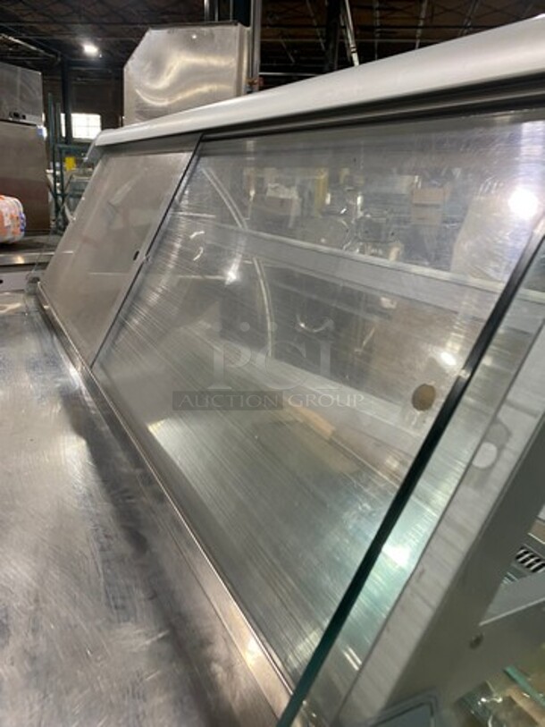 Gelostandard Cold Commercial Refrigerated Bakery Display Case Merchandiser! With Curved Front Glass! With Sliding Rear Access Doors! Stainless Steel Body! Model: MILU152M SN: 706012464 110V 60HZ 1 Phase - Image 7 of 10