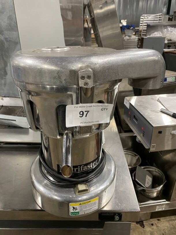 Nutrifaster Commercial Countertop Juicer Extractor! Solid Stainless Steel! Model: N450 SN: 459061471 110V - Image 1 of 10