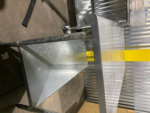 NICE! Stainless Steel Work Table w/ Undershelf! Bullet Adjustable Legs!  - Image 3 of 8