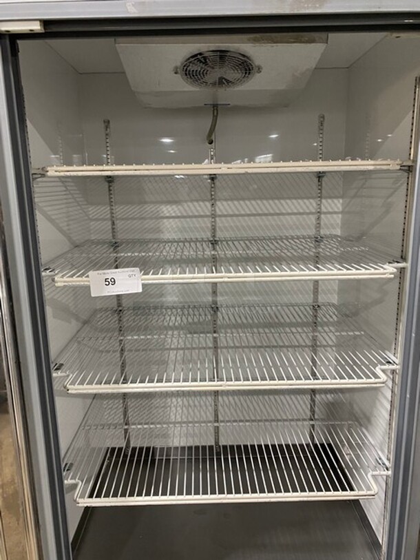 Universal Coolers Commercial Refrigerated Reach In Cooler Merchandiser! With Poly Coated Racks! Stainless Steel Body! MISSING DOORS! - Image 5 of 8
