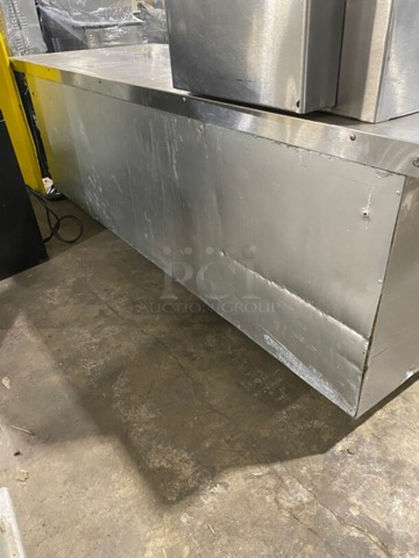 Silver King Commercial Refrigerated Chef Base! With 4 Drawer Storage Space! All Stainless Steel! On Casters! Model: SKRCB84H SN: SAJB65620A 115V 60HZ 1 Phase - Image 4 of 7