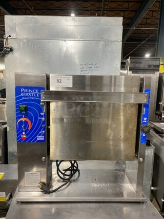 Prince Castle Commercial Countertop Vertical Bun Toaster! All Stainless Steel! Model: 297T9KFC SN: EK0203590! 115V!