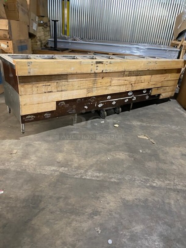 WELLS Electric Powered 8 Pan Steam Table! On Casters! Model HWSMP6D Serial BITTD1109A0164! 208V/60Hz 1 Phase - Image 3 of 9