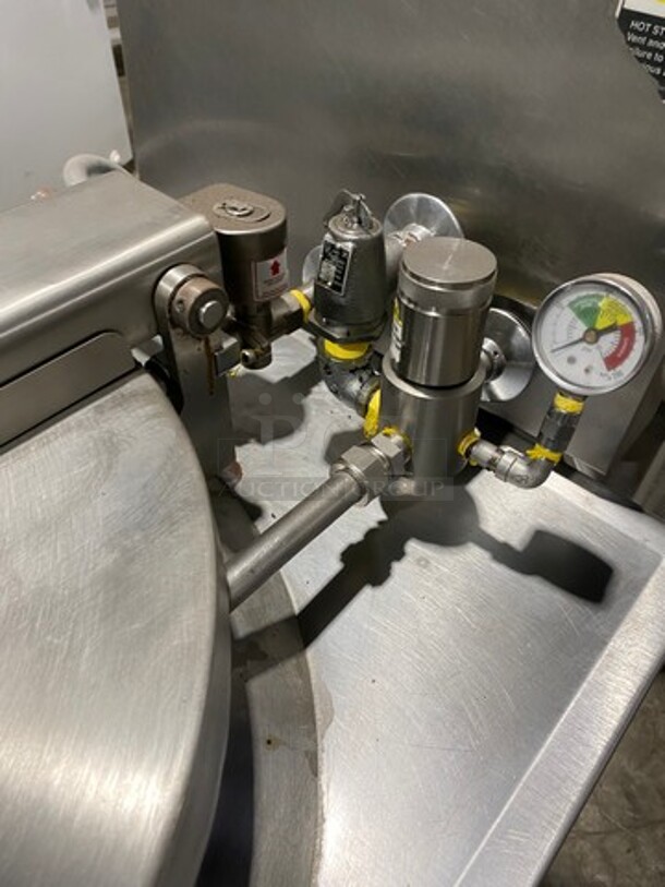 Commercial Electric Powered BKI Pressure Fryer! With Frying Basket! All Stainless Steel! On Casters! Model: FKM 208V 3 Phase - Image 9 of 11