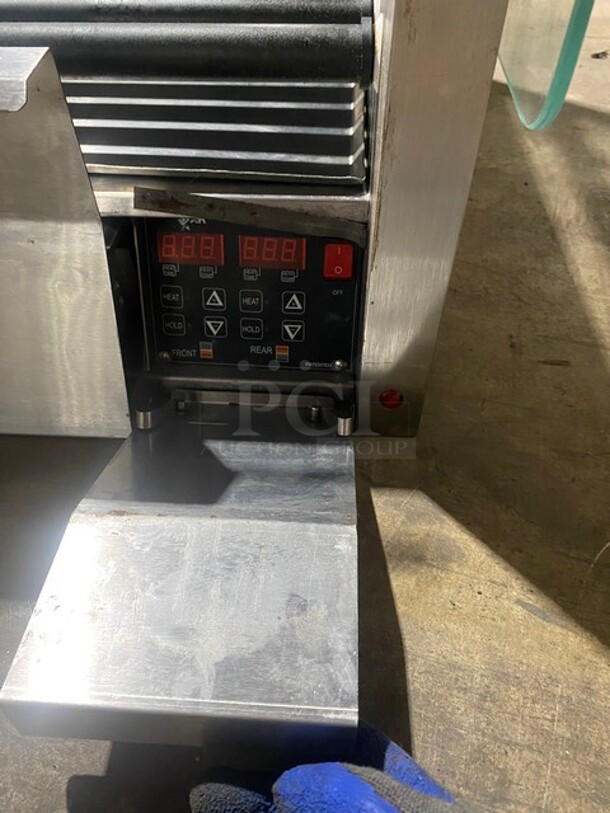 Star Stainless Steel Commercial Countertop Hot Dog Roller w/ Sneeze Guard and Bun Drawer! MODEL 45STBDE  120V 1PH - Image 7 of 10